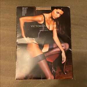 Victoria’s Secret Very Sexy Satin Top Thigh High Nude w/ Red Band Sz B